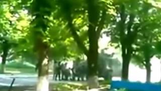 Донбасс 08 июня 2015 Боевые действия в Марьинке.