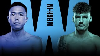 Xu Can vs. Leigh Wood (Fight Camp 1) Full Weigh-In Broadcast