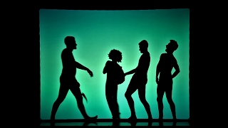 Beautiful dancing in silhouette - Красивый танец в силуэте