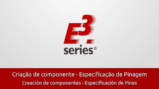 Software E3.series - Criação de componente - Especificação de Pinagem