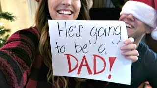 Surprise Pregnancy Announcement to Husband!