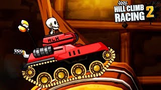 НА ТАНКЕ в ШАХТЕ HILL CLIMB RACING 2 ПРИКЛЮЧЕНИЯ веселое ВИДЕО ПРО МАШИНЫ гонки cars games