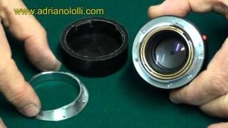 Leica M baionetta custom 6 Bit LTM da sostituire per obiettivo Leica M