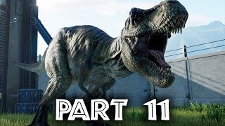 Jurassic World Evolution Gameplay Walkthrough Part 11 - T-REX IS BORN