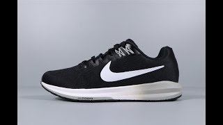 Nike Air Zoom Structure 21 Black White Men SHoes FROM Robert
