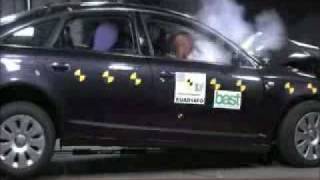 Краштест Ауди А6 2004
