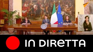 Conferenza stampa del Consiglio dei Ministri