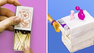 20 DIY MÓVEIS DE CASINHAS DE BONECAS E ARTESANATOS COM BARBIES
