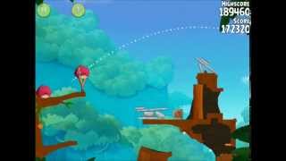 Angry Birds Rio - Timber Tumble. Bonus Level 30 stars