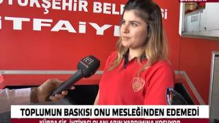 Şanlıurfa'nın ilk kadın itfaiye eri