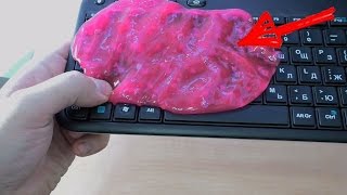 МЕРЗКИЙ ЛИЗУН ПОЖИРАТЕЛЬ КЛАВИАТУР ! Лизун гель с Aliexpress