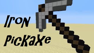 Minecraft Iron Pickaxe-Building Tutorial