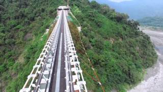 【師兄空拍】最新!超震撼 台灣最長（單跨距 高度雙條件）屏東 山川琉璃吊橋 懼高症慎入Shock drawbridge (dji GOPRO  重機 三地門 瑪家鄉 FREEX GHOST) 勿盜版