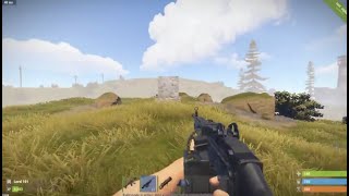 играю Solo На Пустом servere  Russia 7 новая карта RUST
