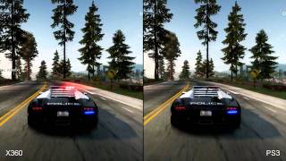 Need for Speed: Hot Pursuit - Xbox 360 vs. PS3 comparison