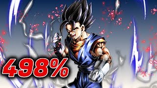 BASE VEGITO 498% SHOWCASE | DRAGONBALL LEGENDS PVP