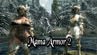 Skyrim mods Mama Armor 2 (Elysium Soul Calibur 5)