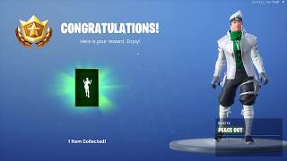 ROX PEACE OUT DANCE EMOTE  ON NINJA SKIN |FORTNITE | ROX SKIN