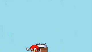 Why Knuckles Should Have a Flat Screen Monitor: Funny Sonic Sprite Animation