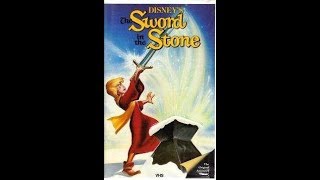 Closing to The Sword in the Stone 1986 VHS (White Clamshell Reissue)