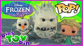 Disney Frozen Funko POP Vinyl 3-Pack Elsa Olaf & Marshmallow! Review by Bin's Toy Bin