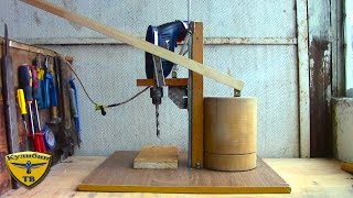 Как сделать сверлильный станок / Homemade Drill Press