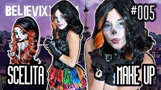 косплей мейк Скелиты Калаверас cosplay обзор Я Monster High Scelita Новые куклы Монстер Хай