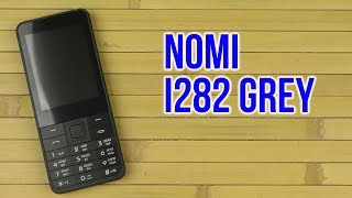 Распаковка Nomi i282 Grey