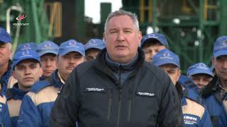 Поздравление Генерального директора Госкорпорации "Роскосмос" Дмитрия Рогозина с Днём Победы.