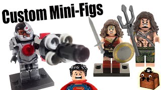 Justice League Movie LEGO Custom Minifigures 2018