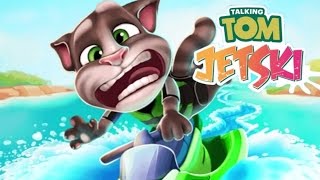Говорящие Анжела и Том катаются на Аквабайке часть 8