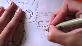 LPS Kittens Speed Draw