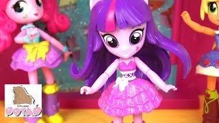 Май Литл Пони Мультик. Танцпол в Школе Кантерлота Canterlot High Dance Set Видео с Куклами