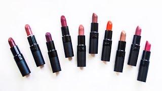 GOSH Velvet Touch Lipstick MATT | Ревью + 10 Свотчей на Губах