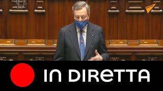 Governo Draghi si presenta alla Camera dei deputati per la fiducia