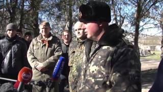 3 марта 2014. Ситуация в Бахчисарае вокруг военной части.