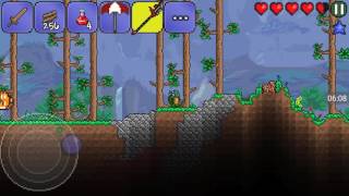 I GOT MY FIRST HANDGUN | Terraria #3/w FastRatMan09