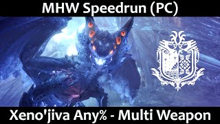 World Record MHW Any% Speedrun - Multiple Weapon (PC)