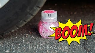 Crushing Crunchy and Soft Things by Car Wheels! 7 Things Experiment: ANTISTRESS, SLIME, SLIDESHEAD