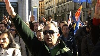 Franquistas se manifiestan en Madrid