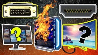 Что будет, если два кабеля с компьютера подключить к монитору и к телевизору