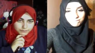 مكالمة l سندس وصاحبتها شوق  وقست بنات يوناو بنات صوت وصورة Hot Arab Girl 2017