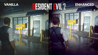 [Graphics Comparison] Resident Evil 2 Next-Gen [RTX ON] Ultra Realistic Graphics Mod VS Vanilla