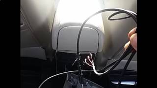 Подключение кабеля aux для Mitsubishi Outlander 2007