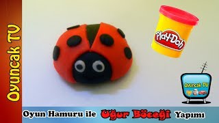 Play Doh Oyun Hamuru ile Uğur Böceği Yapımı - Play Doh Ladybug
