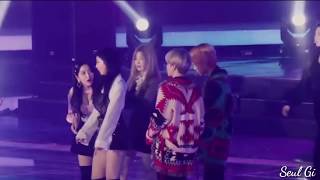 181225 BTS Jimin & RED VELVET Seulgi moments @ SBS GAYO DAEJUN 2018 (SEULMIN)
