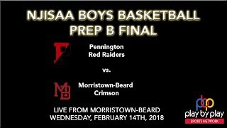 Boys Basketball: NJ Prep B Championship - Pennington vs. Morristown-Beard