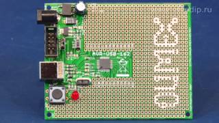 Отладочная плата AVR-USB-162 на базе ...