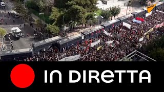 Protesta antifascista a Atene, Grecia