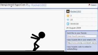Sketch Star Running Stickman